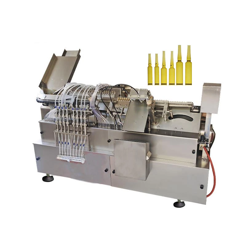 Shenzhou - 2 Heads Automatic 2ml Small Scale Ampule Filler Sealer Glass Ampoule Bottle Cosmetics Filling And Sealing Machine Filling&Packing Machine 1