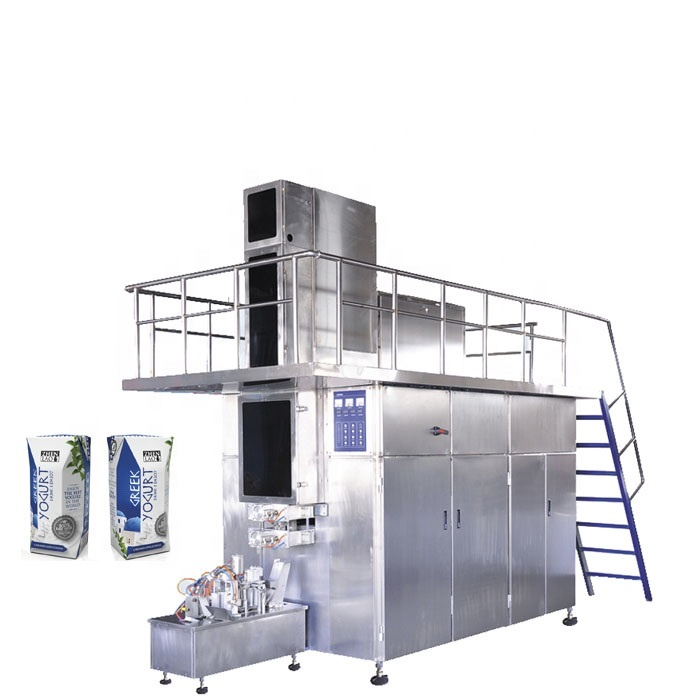 Shenzhou - Automatic Brick Packaging Juice Water Carbonated Beverage Liquid Carton Box Packing Filling Machine Line Filling&Packing Machine 7