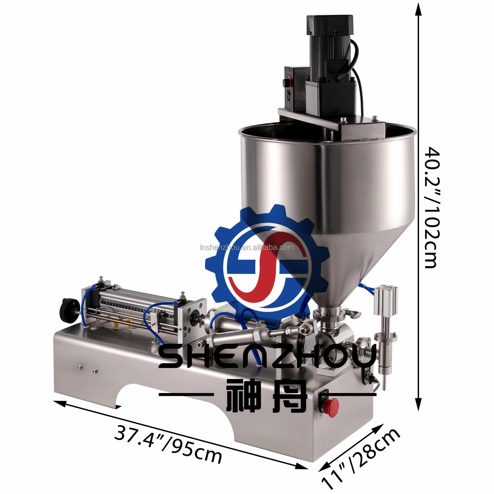 Shenzhou - Semi-Automatic Paste and Liquid Filling Machine for Water and Tea Filling&Packing Machine 1