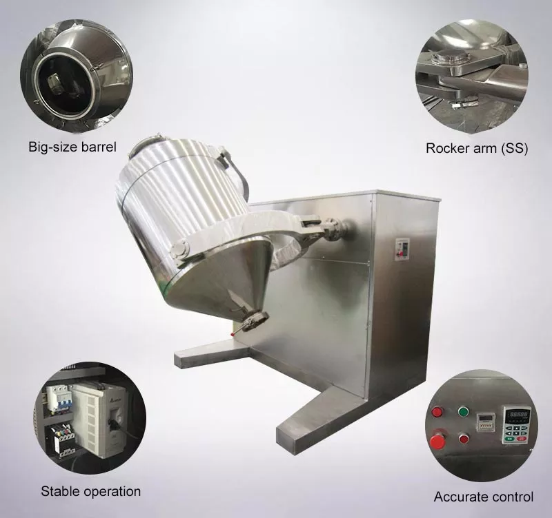 Shenzhou - 3D Motion Mixer / 3D Mixing Machine / three dimensional swing mixer powder mix machine Hot selling machine 13