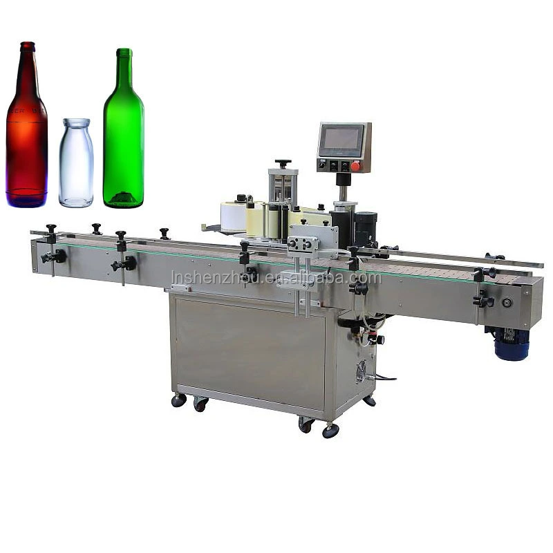 Shenzhou - Shenzhou Vertical Automatic Thermal Shrink Labelling Machine for Round Bottles Labeling & Weighting Machine 1