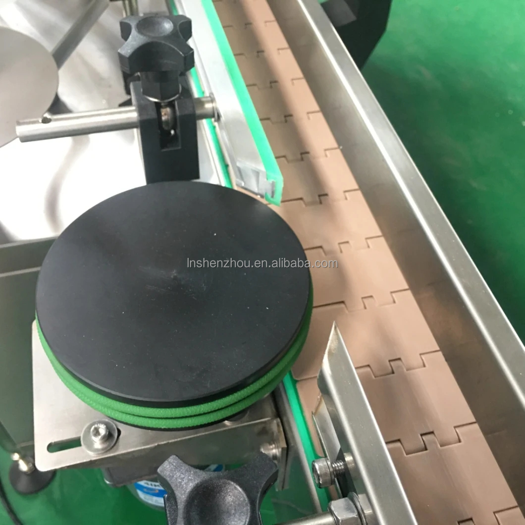 Shenzhou - Máquina etiquetadora automática Shenzhou para botellas, etiquetadora de dos caras, etiquetadora de botellas redondas, etiquetadora y pesadora 13