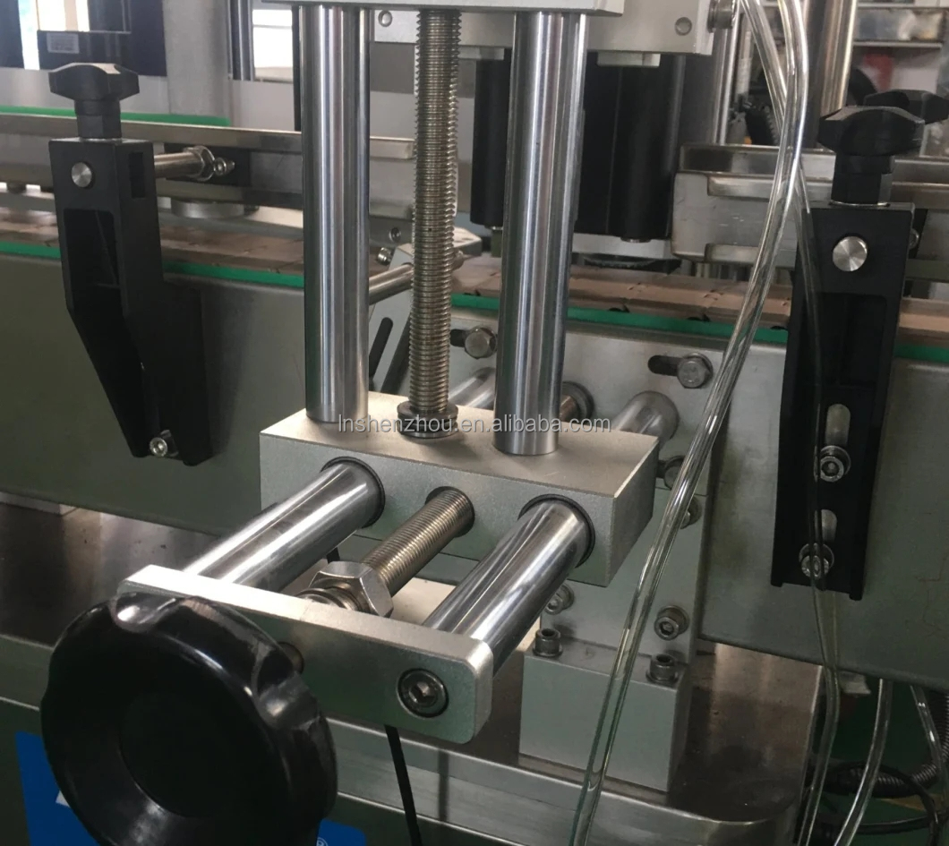 Shenzhou - Máquina etiquetadora automática Shenzhou para botellas, etiquetadora de dos caras, etiquetadora de botellas redondas, etiquetadora y pesadora 12
