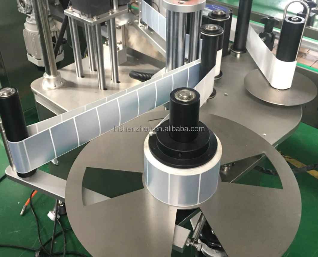 Shenzhou - Máquina etiquetadora automática Shenzhou para botellas, etiquetadora de dos caras, etiquetadora de botellas redondas, etiquetadora y pesadora 10