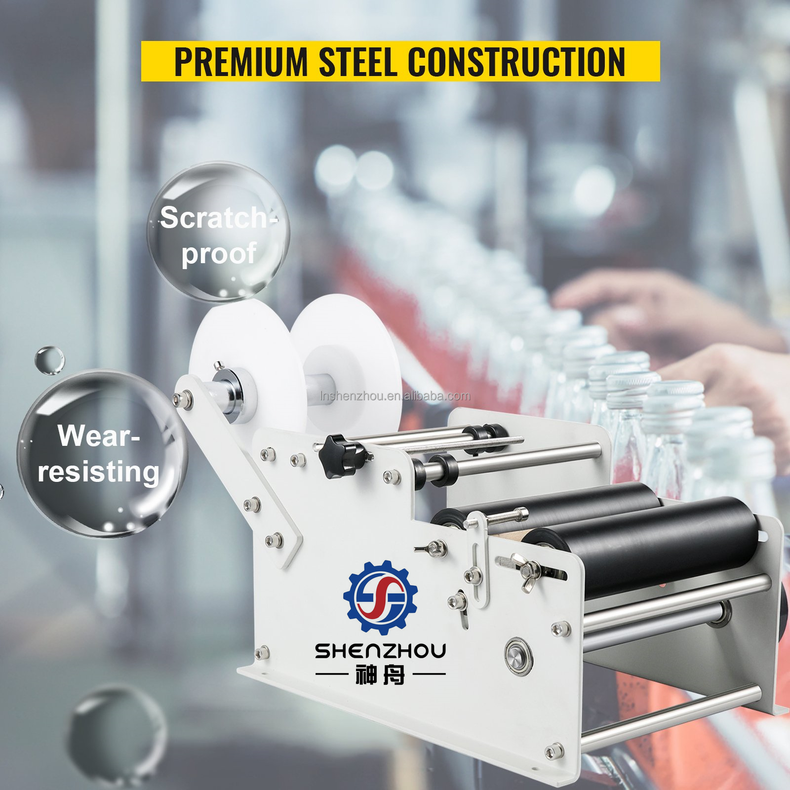 Shenzhou - Semi automatic hand operated manual bottle labelling machine Labeling & Weighting Machine 11