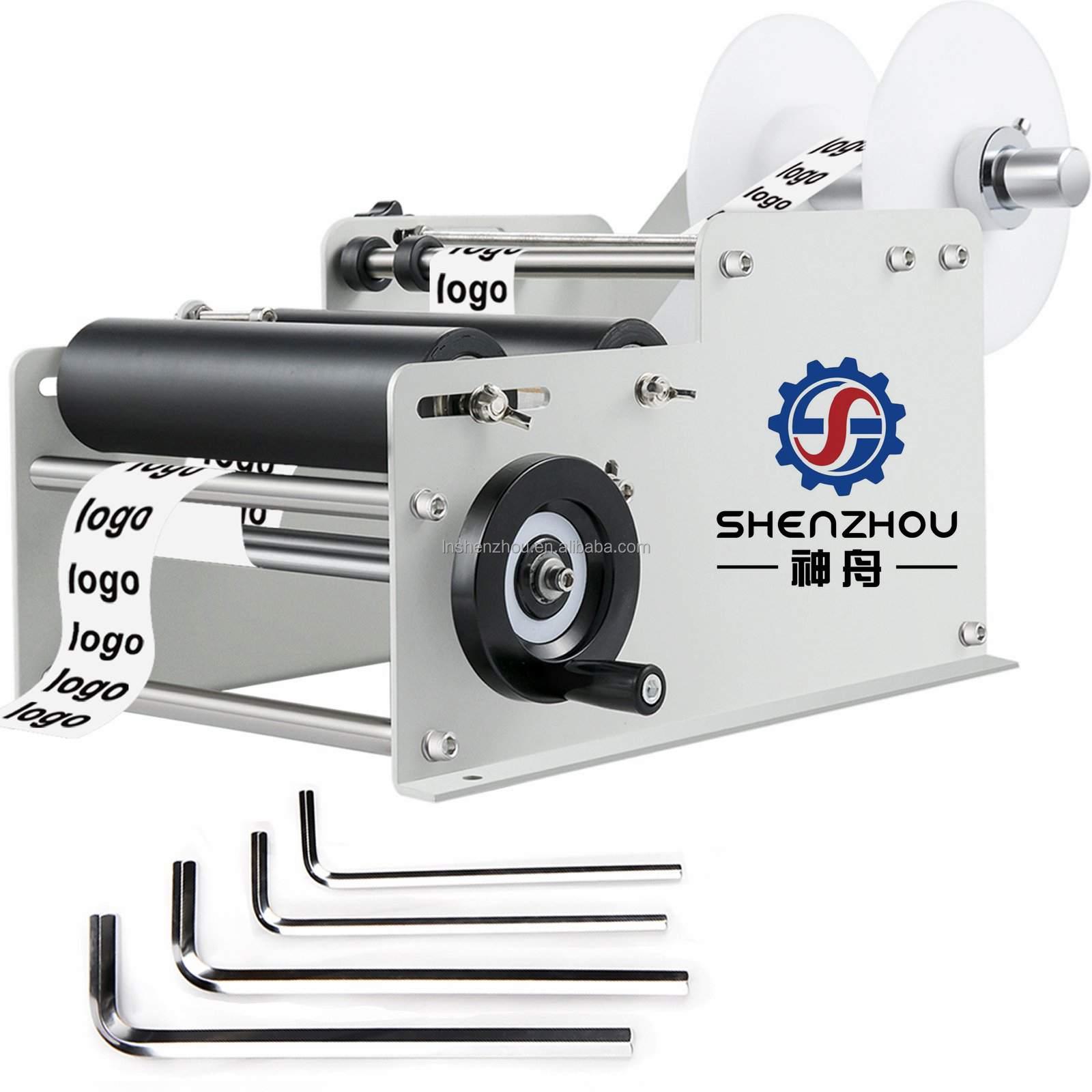 Shenzhou - Semi automatic hand operated manual bottle labelling machine Labeling & Weighting Machine 8
