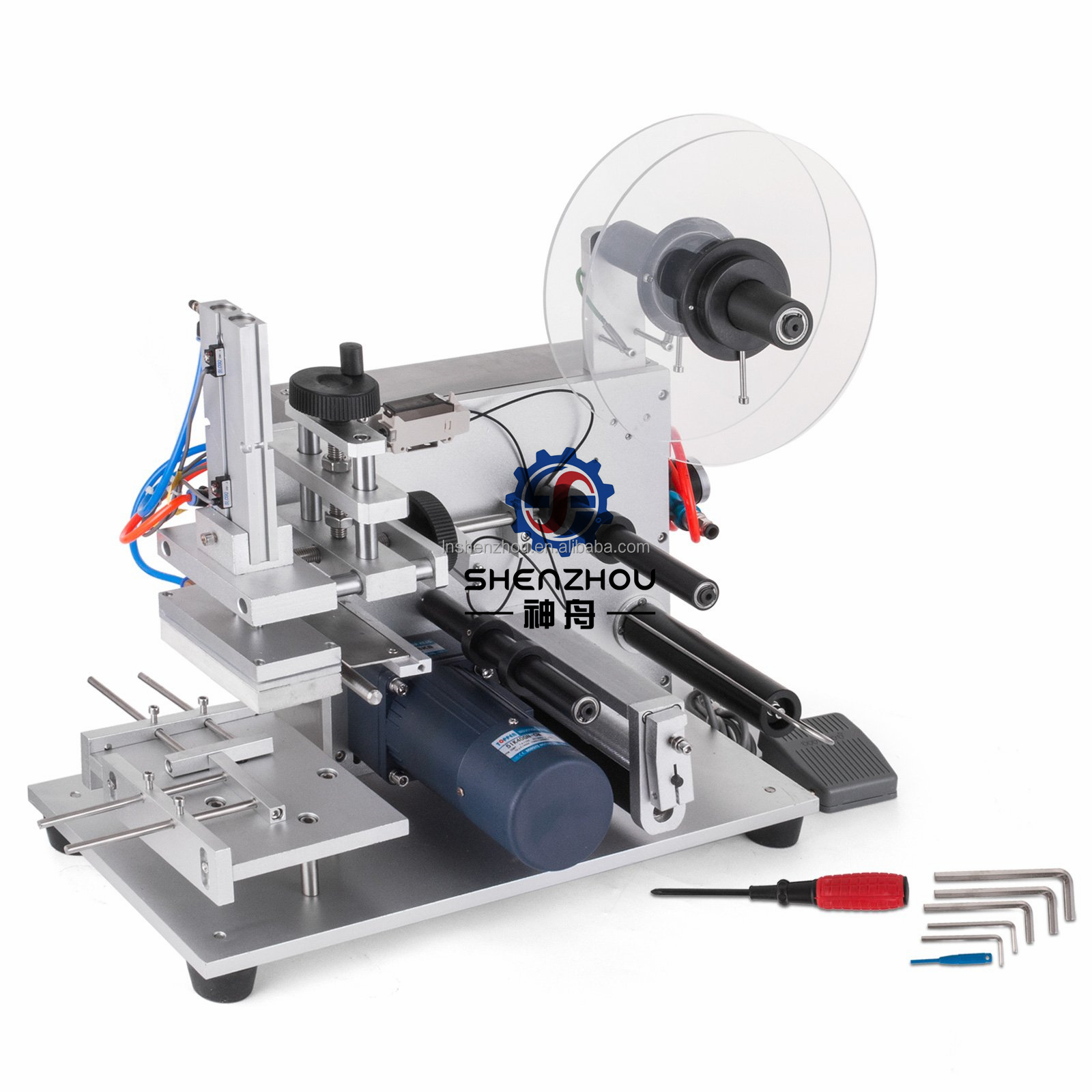 Shenzhou - Semi-automatic Labeller LSZ-T60 Labeling Machine 110v Plane Tool Cards Great Labeling & Weighting Machine 16