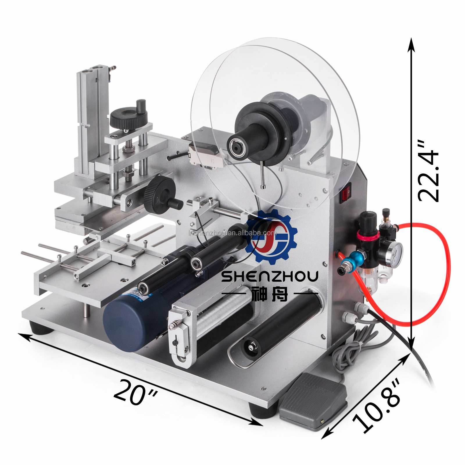 Shenzhou - Semi-automatic Labeller LSZ-T60 Labeling Machine 110v Plane Tool Cards Great Labeling & Weighting Machine 8
