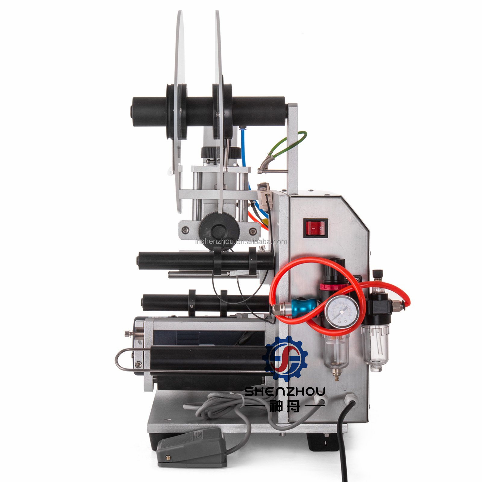 Shenzhou - Semi-automatic Labeller LSZ-T60 Labeling Machine 110v Plane Tool Cards Great Labeling & Weighting Machine 10