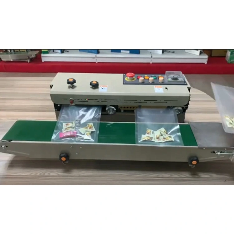 Shenzhou - FR-900 automatic sealing machine Continuous Band Sealer for PP PVC foil bag Food Machine 1