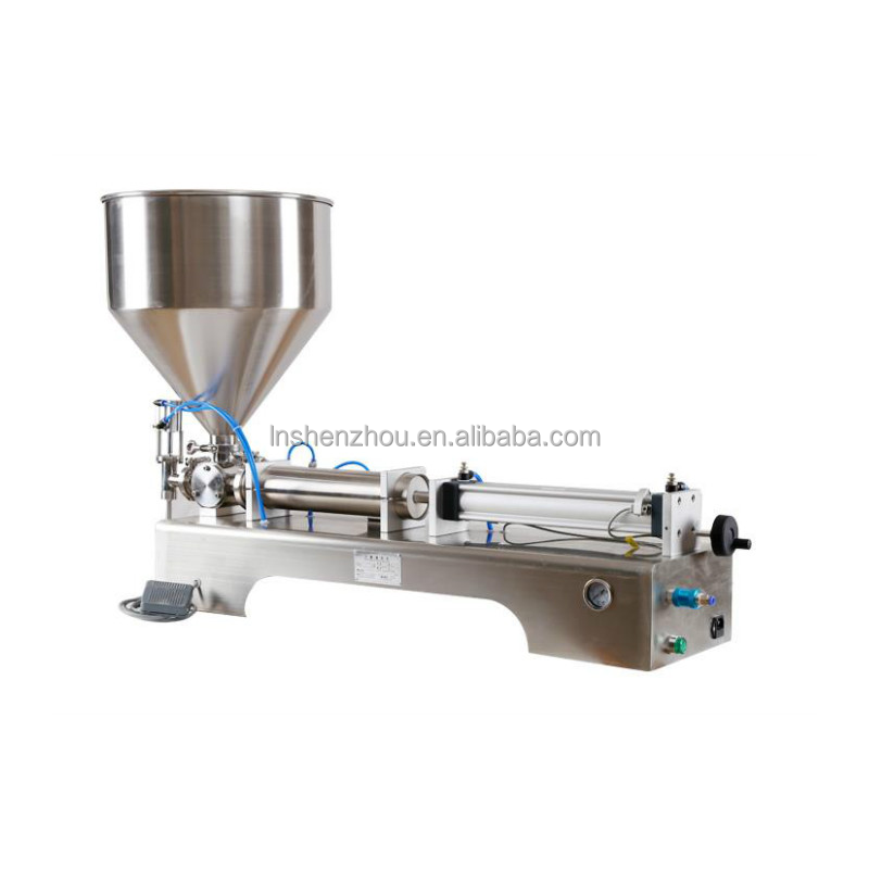 Shenzhou - Bottle filler / cosmetic cream piston filling machine for paste liquid Filling&Packing Machine 8