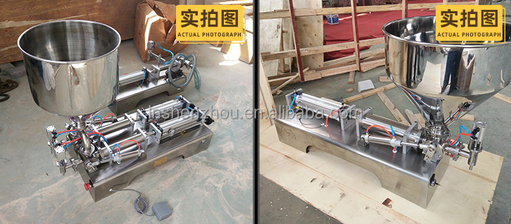 Shenzhou - Bottle filler / cosmetic cream piston filling machine for paste liquid Filling&Packing Machine 12