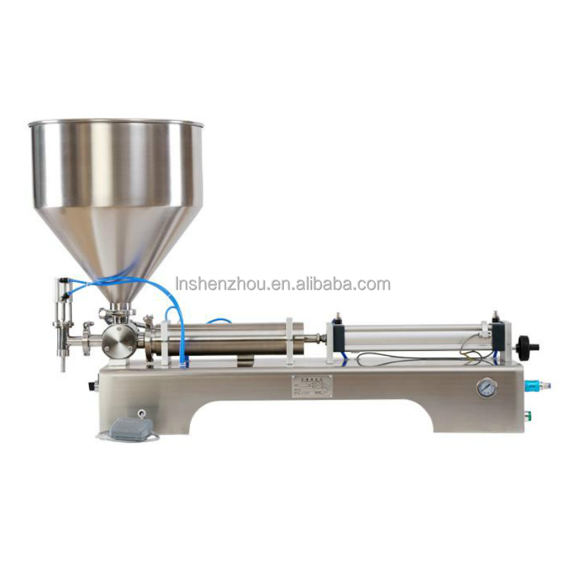Shenzhou - Bottle filler / cosmetic cream piston filling machine for paste liquid Filling&Packing Machine 9
