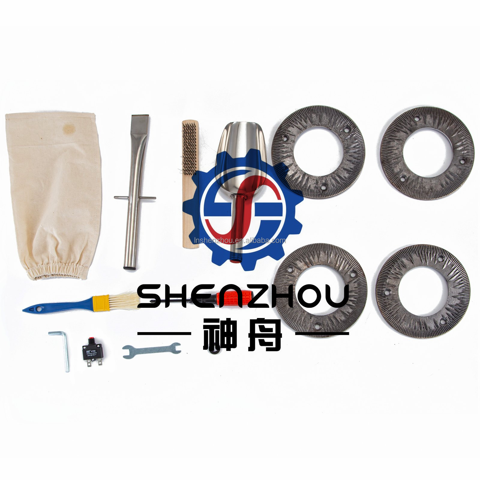 Shenzhou - commercial new type grain dry and wet grinder/rice bean flour spice paste grinding machine China Food Machine 12