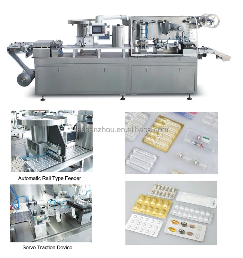Shenzhou - DPP Automatic Oil Liquid Blister Packaging Honey Chocolate Sauce Cream Syrup Honey Jelly Cup Food Blister Packing Machine Filling&Packing Machine 12