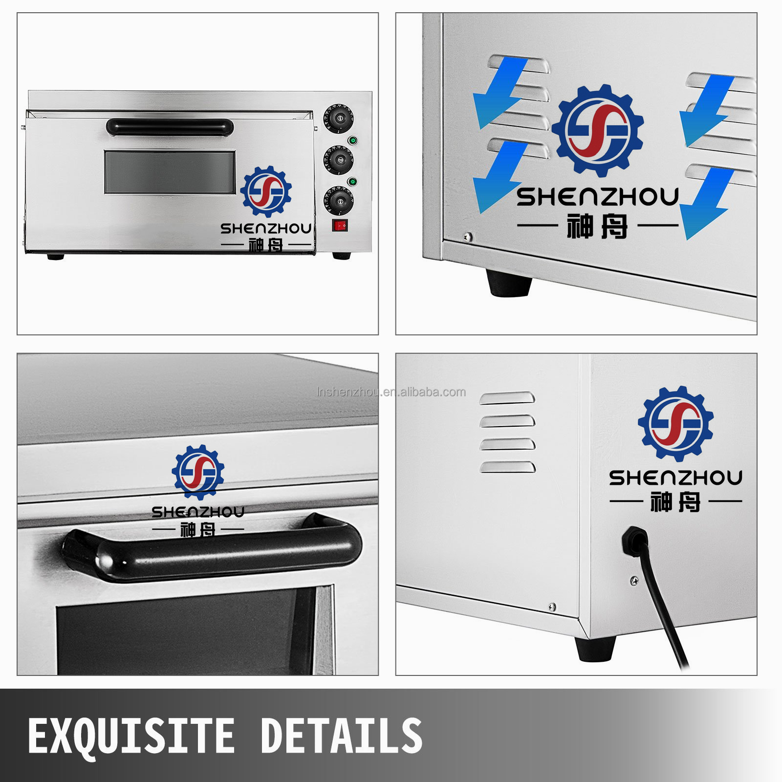 Shenzhou - Home Appliance Desktop Bakery Kebab Pizza Electric Toaster Ovens Food Machine 13