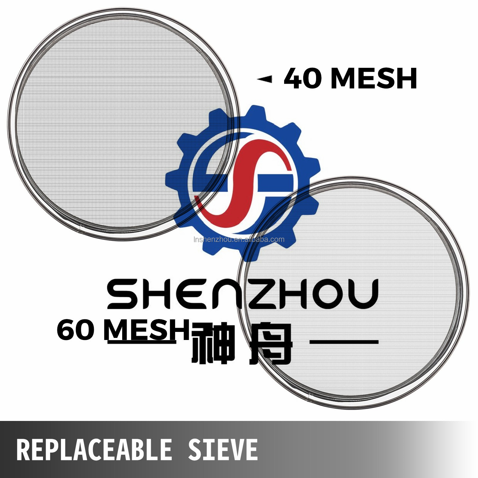 Shenzhou - Vibrating Sieve Machine Food Powder Particle Sifter Shaker Sieve 40/60 Mesh Food Machine 11