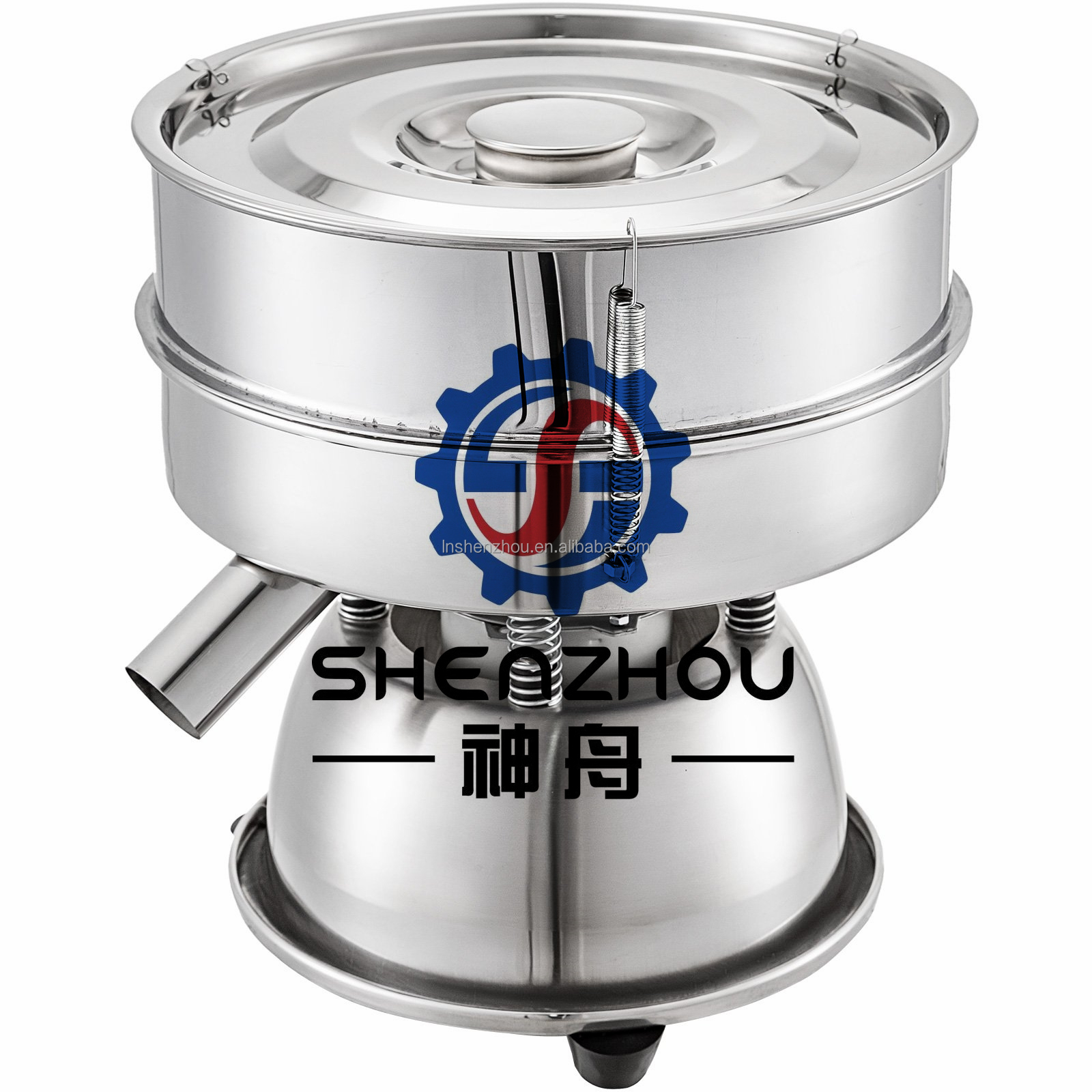 Shenzhou - Vibrating Sieve Machine Food Powder Particle Sifter Shaker Sieve 40/60 Mesh Food Machine 9