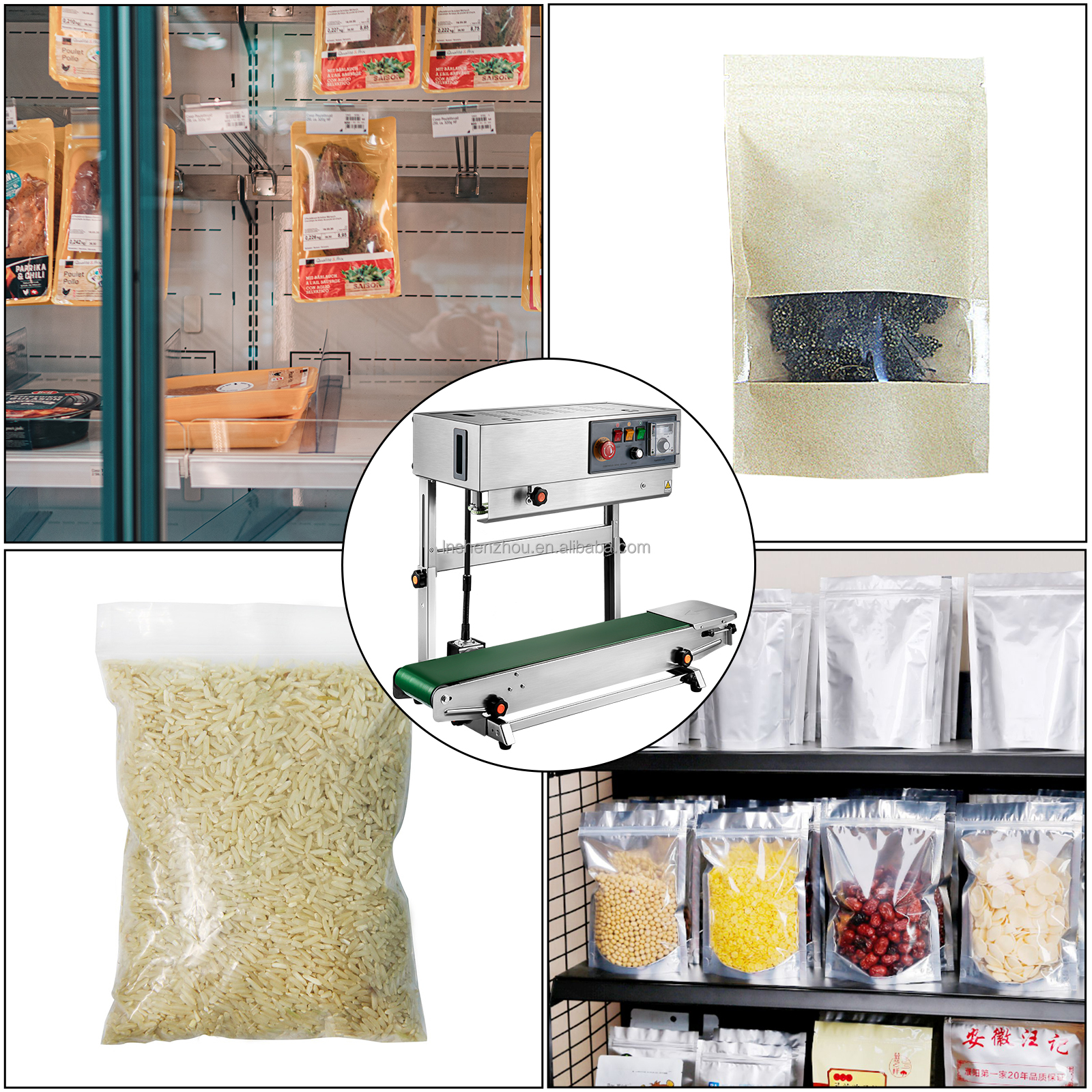 Shenzhou - High speed vertical band sealing machine vertical continuous sealing machine bags vertical sealing machine Filling&Packing Machine 15