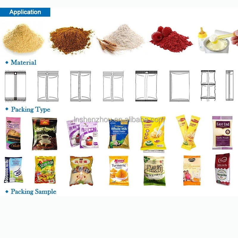 Shenzhou - 20g to 500g Automatic Masala Powder Packing Machine Filling&Packing Machine 8