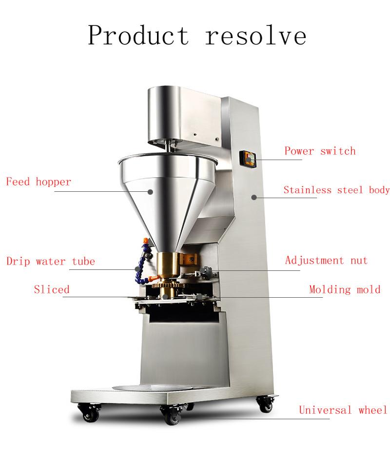 Shenzhou - 110V Commercial Electric Meatball Maker Making Forming Machine with 1.8cm 2.2cm 2.6cm Food Machine 16