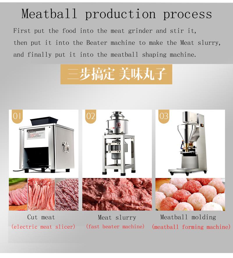 Shenzhou - 110V Commercial Electric Meatball Maker Making Forming Machine with 1.8cm 2.2cm 2.6cm Food Machine 21