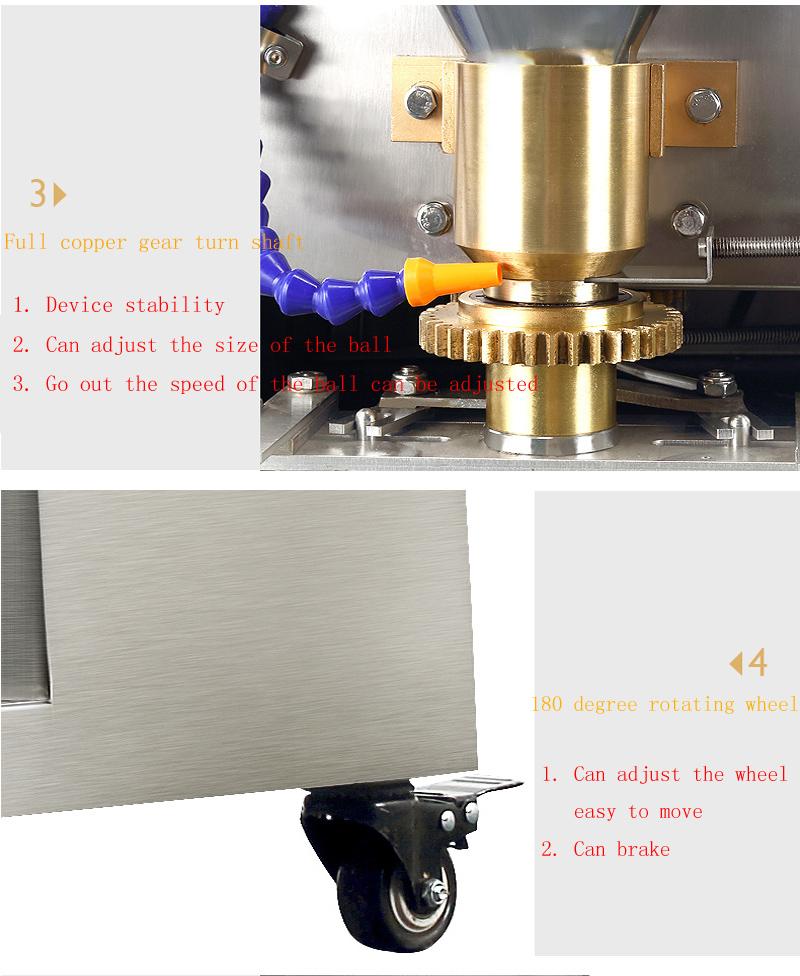 Shenzhou - 110V Commercial Electric Meatball Maker Making Forming Machine with 1.8cm 2.2cm 2.6cm Food Machine 19