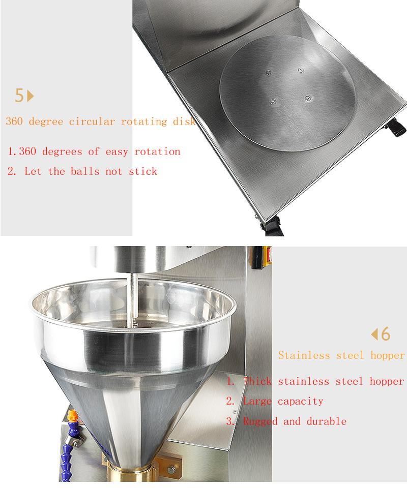 Shenzhou - 110V Commercial Electric Meatball Maker Making Forming Machine with 1.8cm 2.2cm 2.6cm Food Machine 20