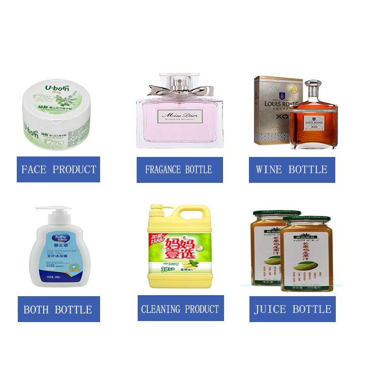 Shenzhou - Desktop automatic round hand sanitizer bottle labeling machine , plastic/glass wine bottle labeling machine for jars Filling&Packing Machine 12