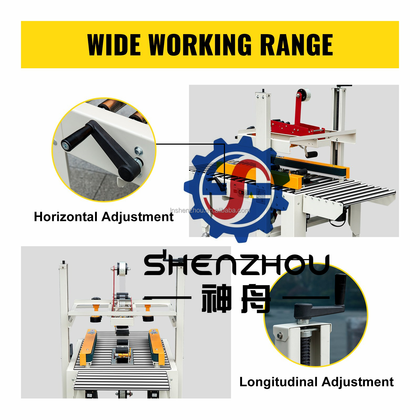 Shenzhou - Hot Sale Size Adjust Automatic Folding Machine Carton Box Case Sealer SZ 5050 Filling&Packing Machine 10