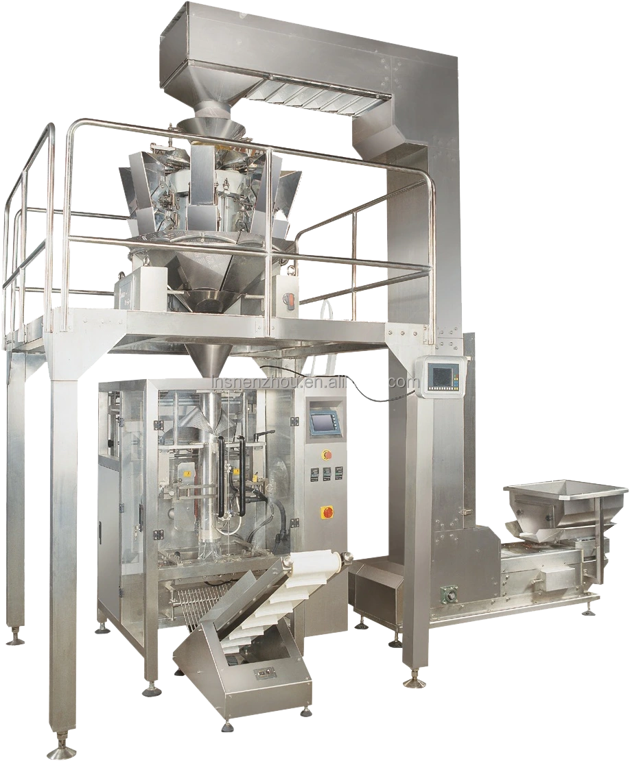 Shenzhou - Shenzhou Automatic Multi-Function rotary Chips French Fries Snacks Packing Machine Line Filling&Packing Machine 1