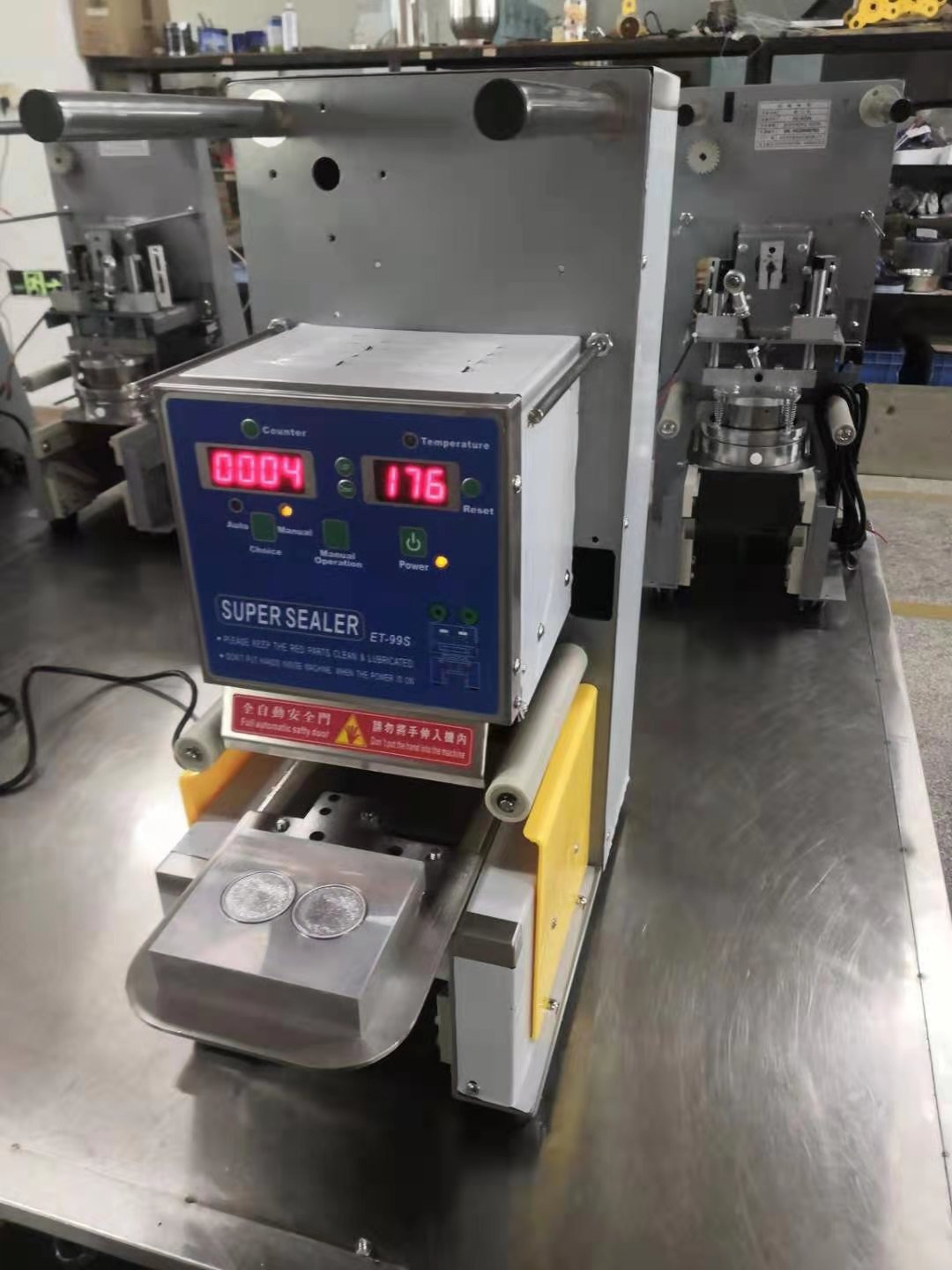 Shenzhou - Semi-automatic 51 mm Diameter K-cup Coffee Capsules Sealing Machine K cup Filling&Packing Machine 8