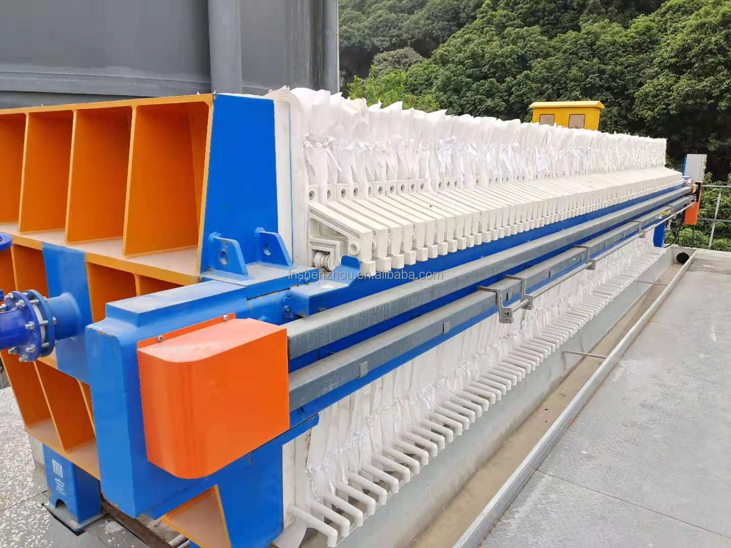 自動PTFE油圧ベルトプレートフレームステンレスプレスフィルター