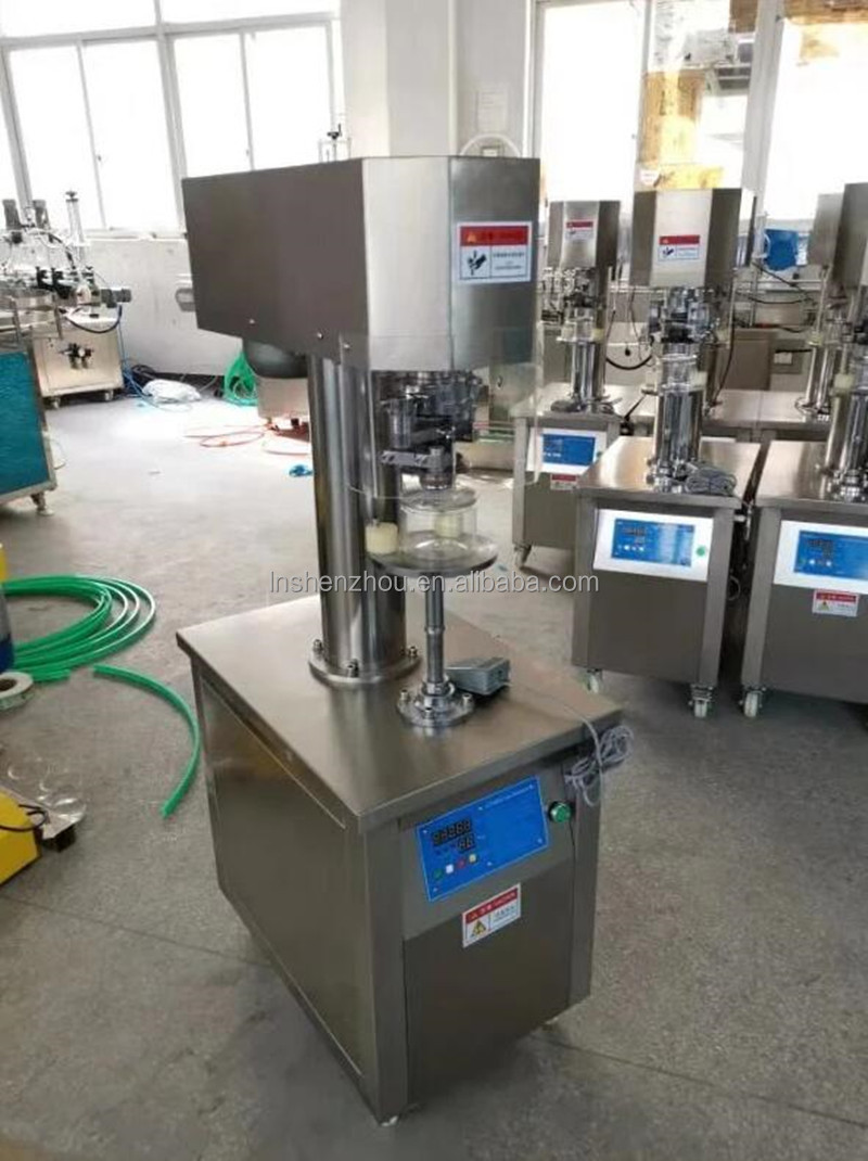 Shenzhou - Semi-automatic Aluminum Tin Can Seamer Sealing Machine Filling&Packing Machine 10
