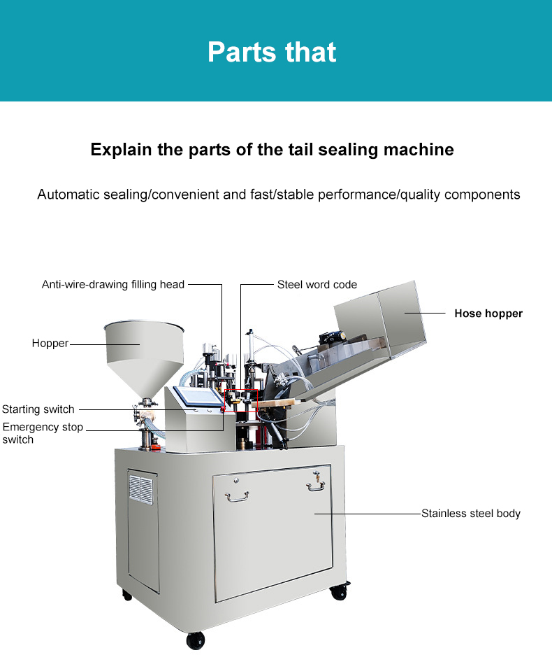Shenzhou - High Speed Automatic Tube Filling Machine and cream Tube Filling and Sealing Machine Filling&Packing Machine 12