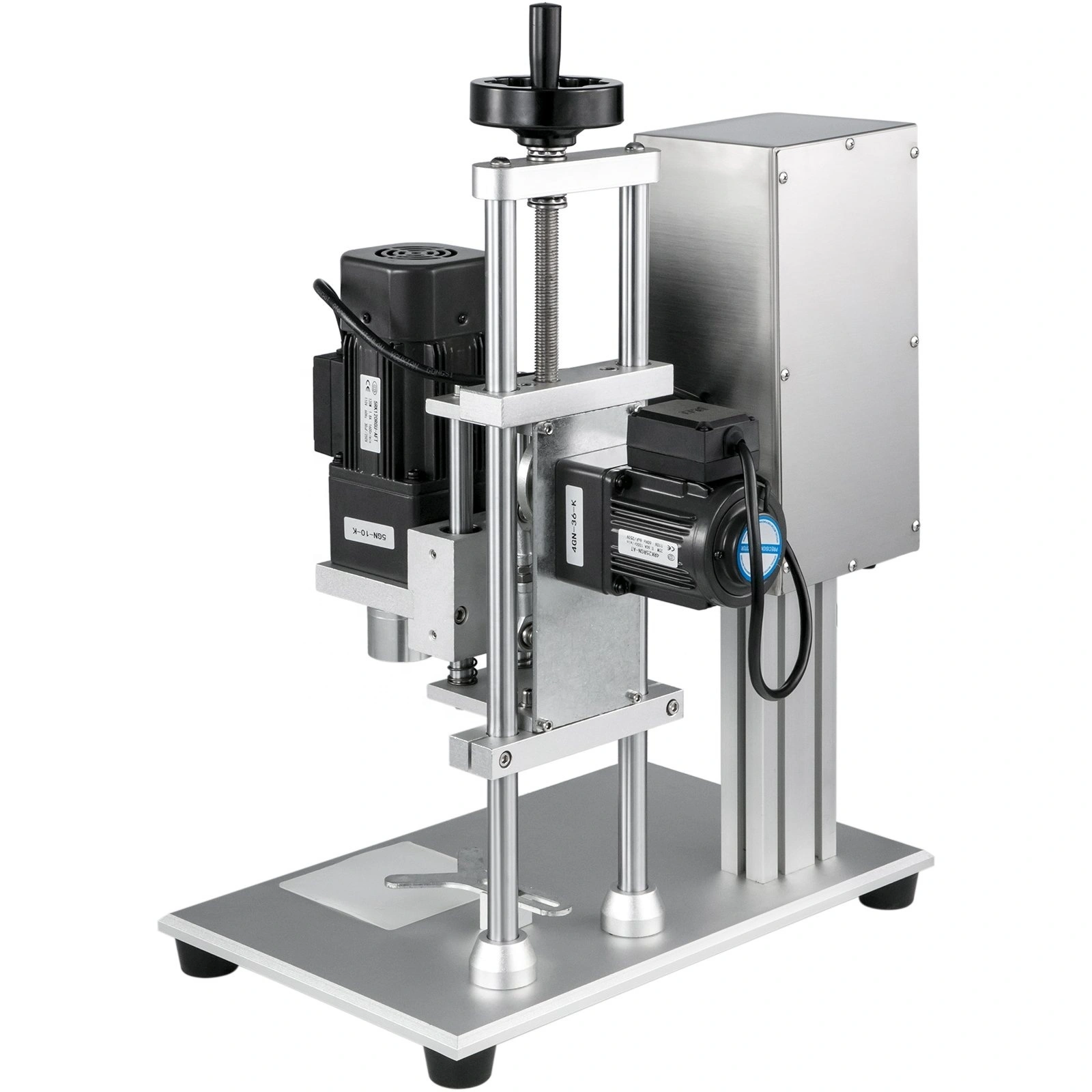 Shenzhou - Screw Capping Machine Bottle Cap Screw Capper Ddx450 Semi-automatic Pneumatic 200V 50HZ Hot Product Provided Shenzhou Motor 32 Filling&Packing Machine 1