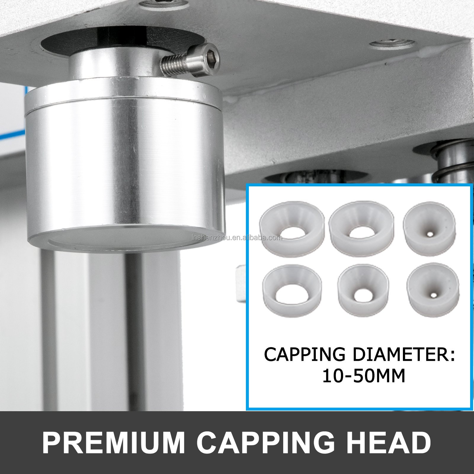 Shenzhou - Screw Capping Machine Bottle Cap Screw Capper Ddx450 Semi-automatic Pneumatic 200V 50HZ Hot Product Provided Shenzhou Motor 32 Filling&Packing Machine 8