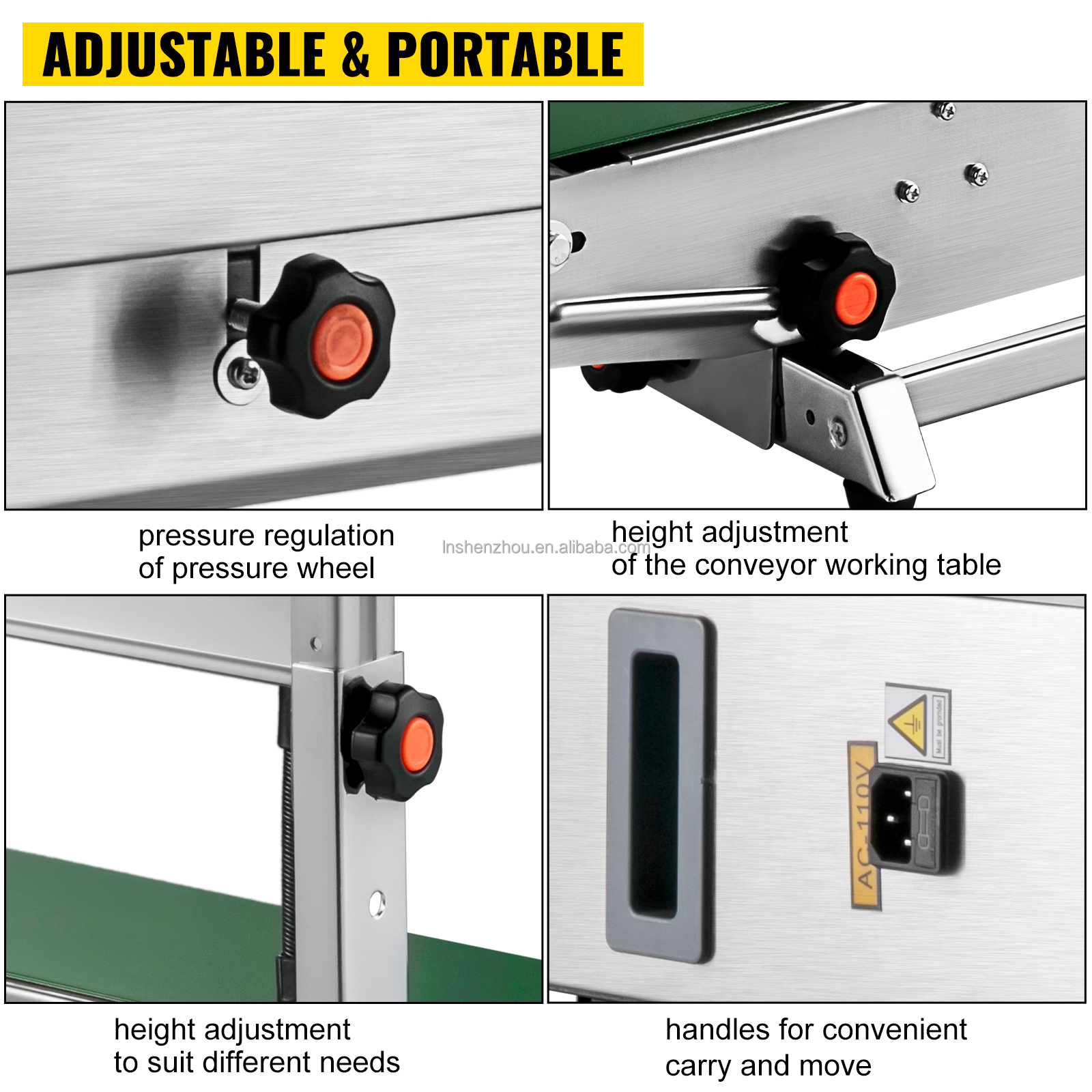 Shenzhou - Automatische, kontinuierliche Bandsiegelmaschine, vertikale Beutelverschließmaschine, Abfüll- und Verpackungsmaschine aus Edelstahl 1 10