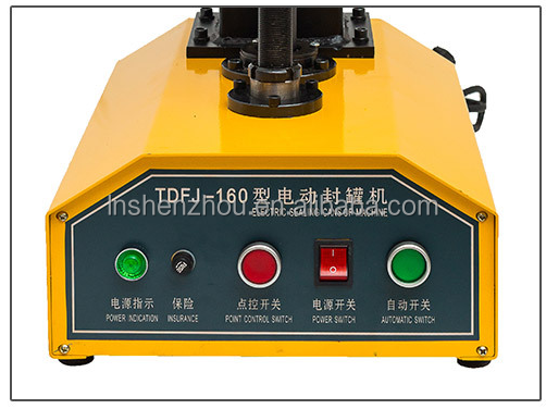 Shenzhou - Semi automatic food plastic glass metal bottle jar tin can seam sealing capping machine Filling&Packing Machine 9