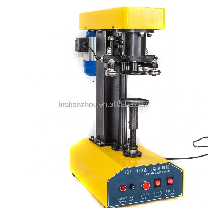Shenzhou - Semi automatic food plastic glass metal bottle jar tin can seam sealing capping machine Filling&Packing Machine 1