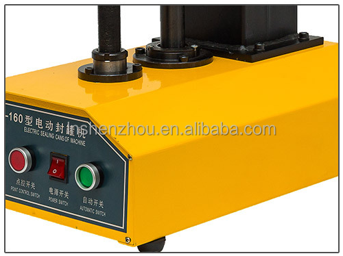 Shenzhou - Semi automatic food plastic glass metal bottle jar tin can seam sealing capping machine Filling&Packing Machine 15