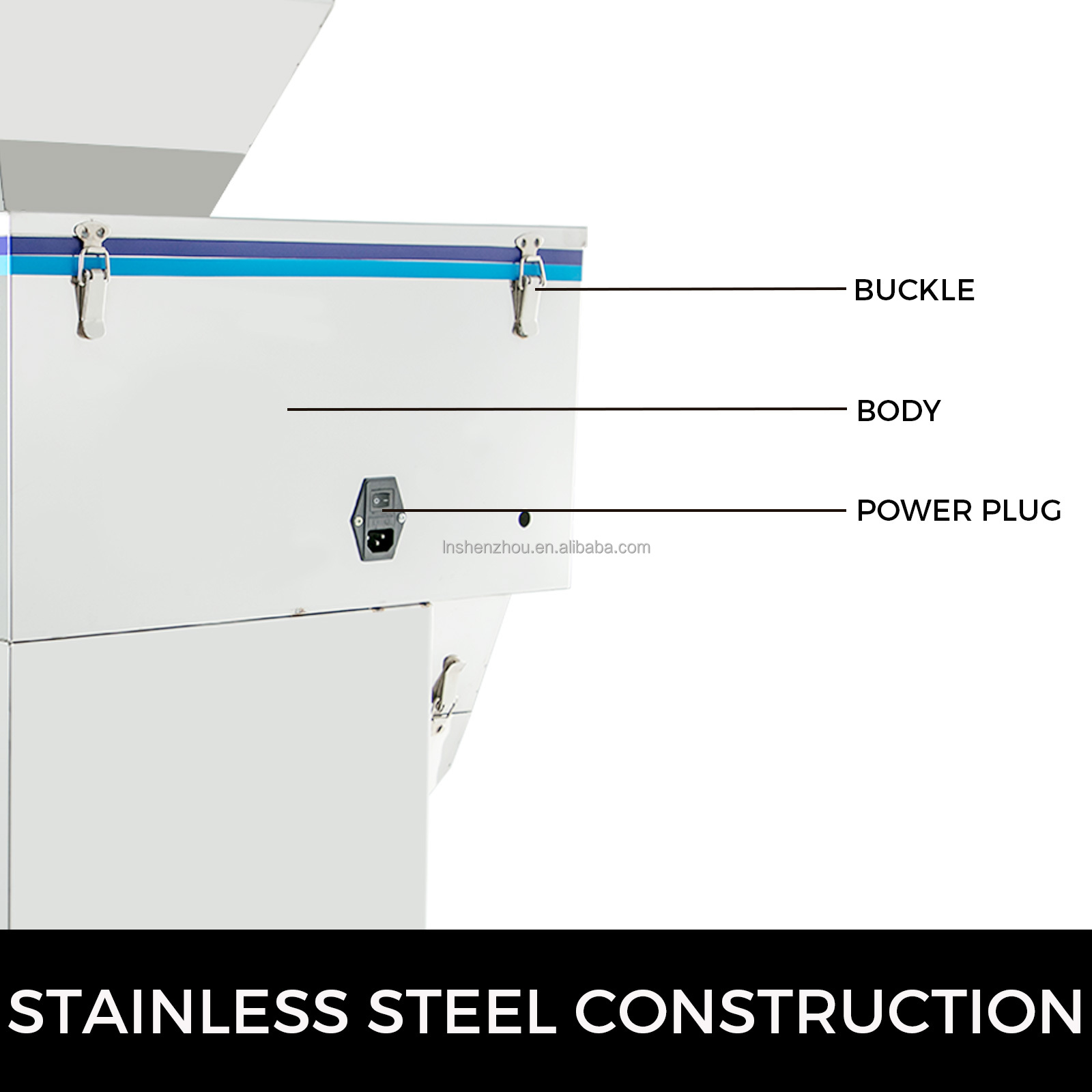 Shenzhou - 10-999g Particle Powder Filling Machine Volume Grains Seeds 5-25kg Hopper Filling&Packing Machine 11