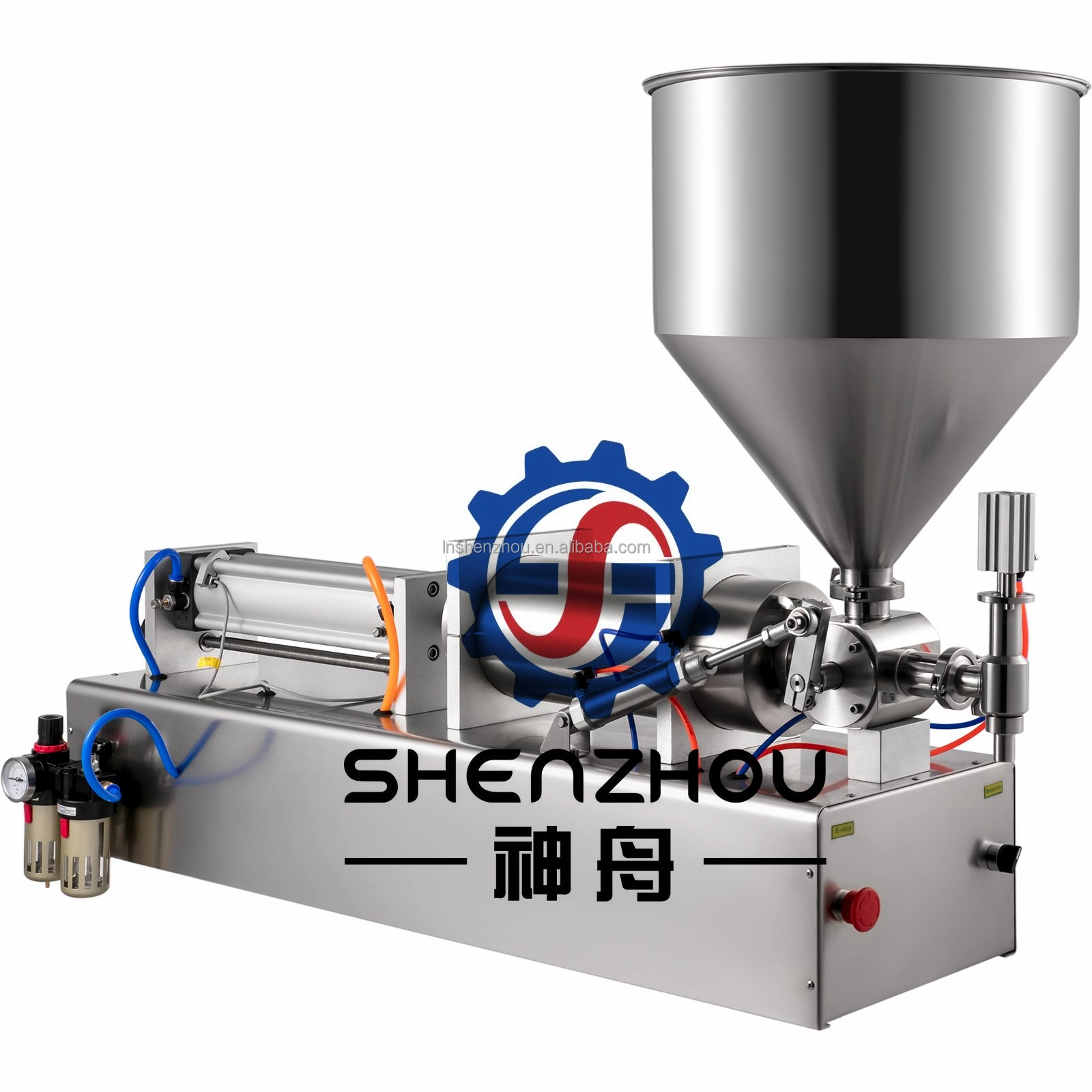 Shenzhou - Thick syrup honey edible essential oil shampoo cream lotion water liquid paste filling filler machine Filling&Packing Machine 1