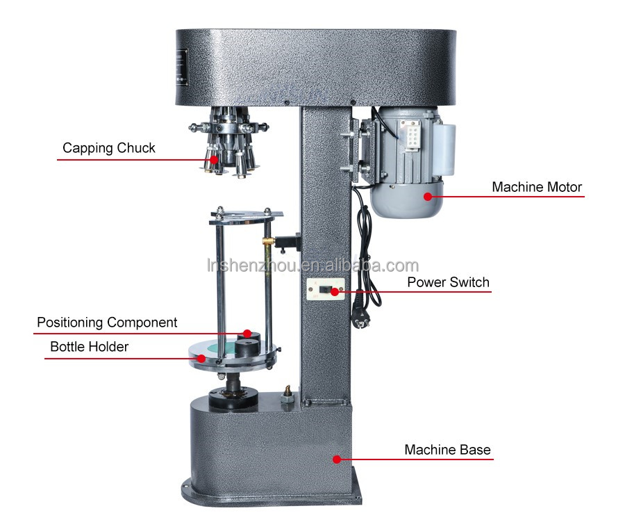 Shenzhou - Machine de scellage de capsules en aluminium pour petites bouteilles de spiritueux en verre - Machine très demandée 8