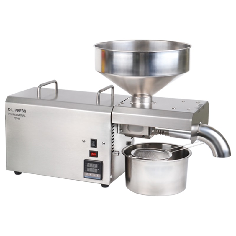 선저우 - 자동 착유기 스테인리스 스틸 냉온 압착기 1500W (카놀라, 땅콩, 코코넛, 견과류 씨앗 착유용) 9