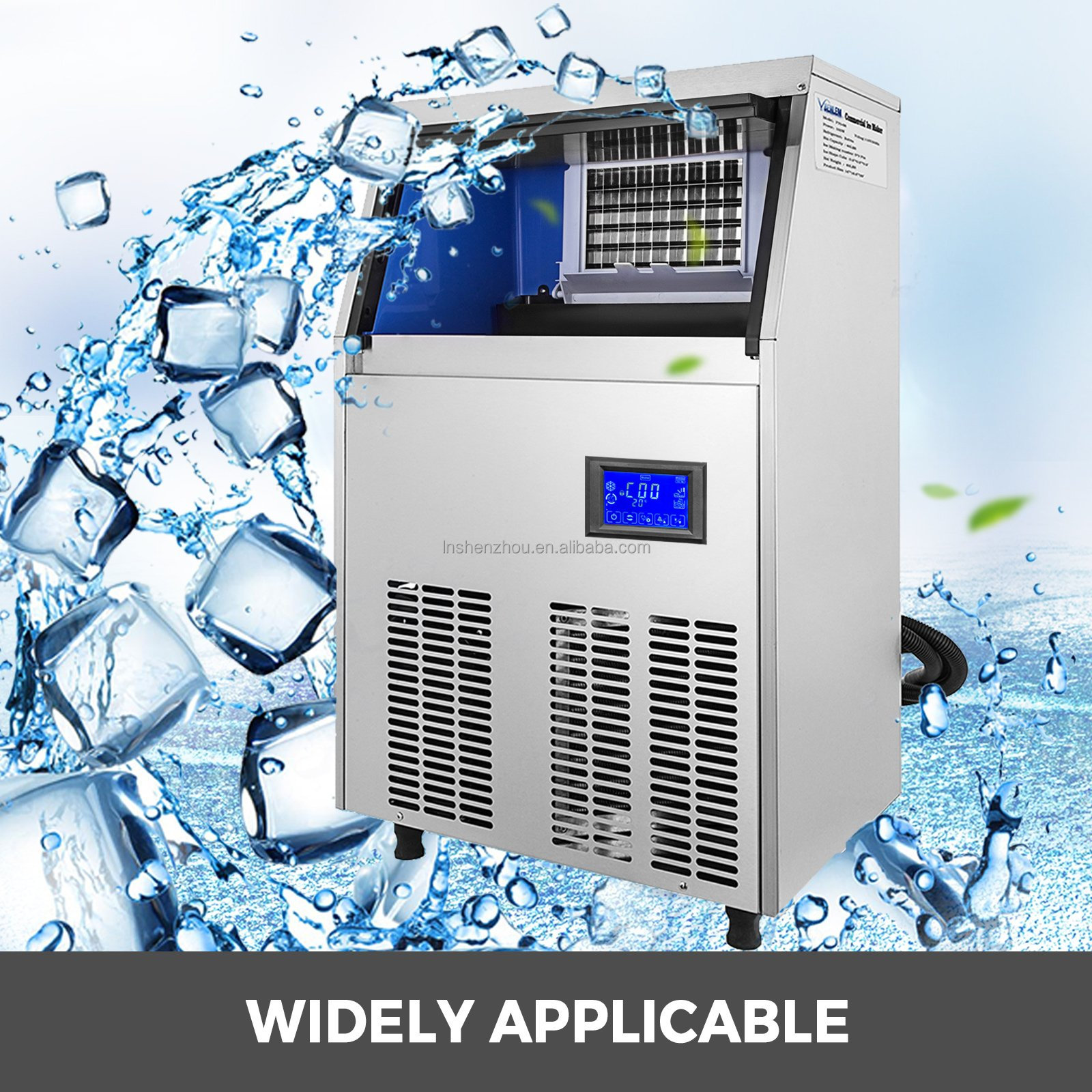 선저우 - 70kg 자동 제빙기 (상업용, 70kg/28파운드) 10