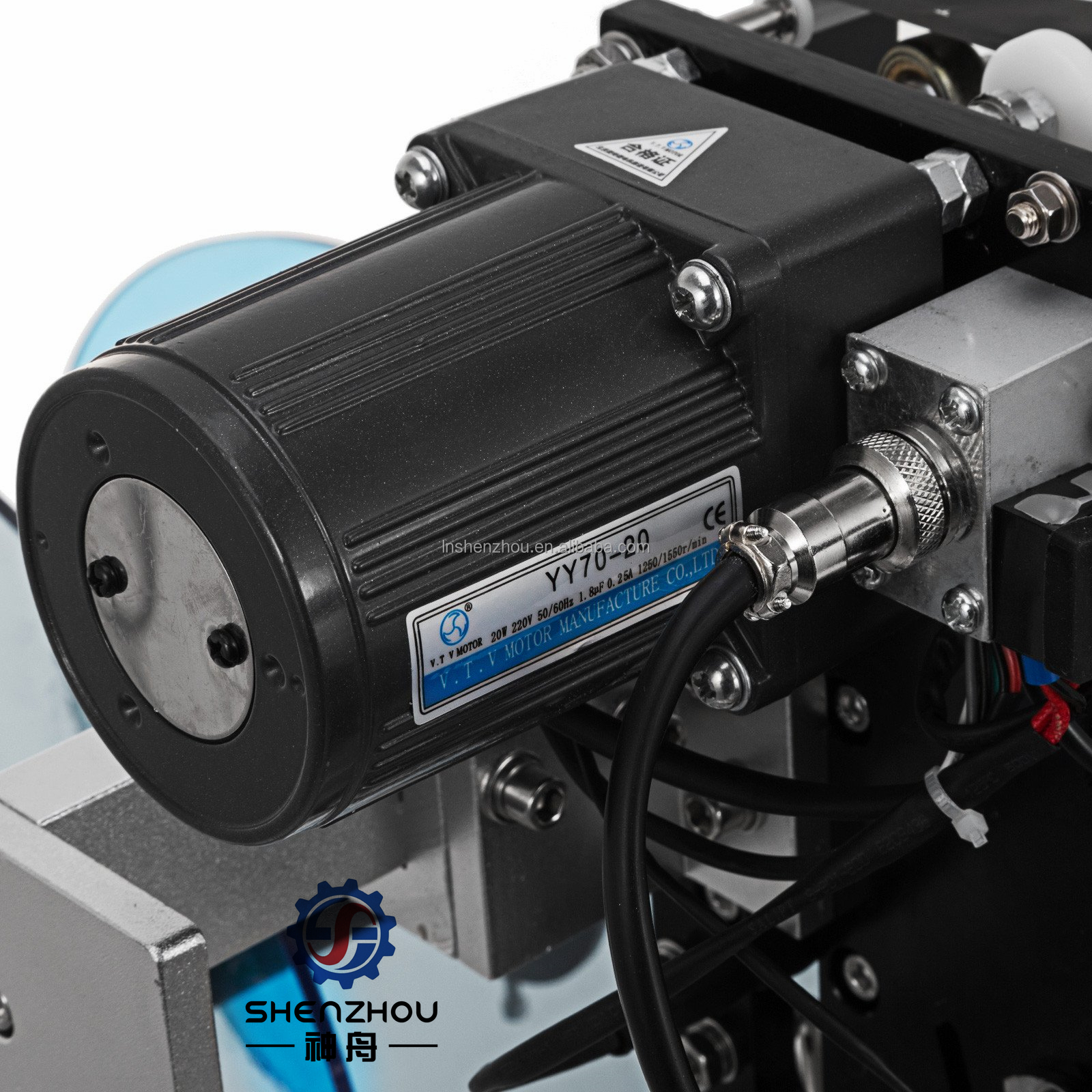 Shenzhou - Round Bottle Label Machine,Semi Automatic Labeling Machine for PET Plastic Bottle price Labeling & Weighting Machine 11