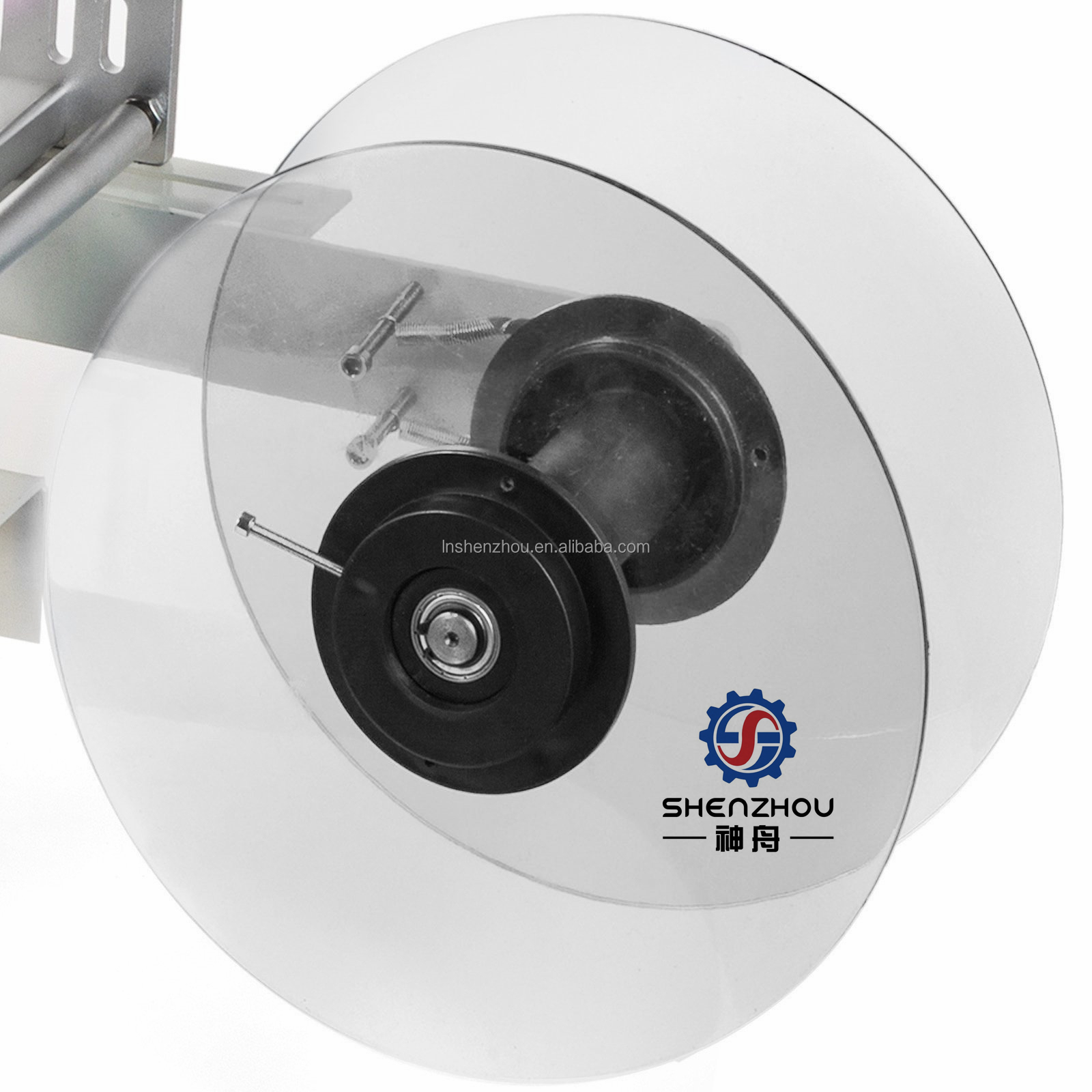 Shenzhou - Round Bottle Label Machine,Semi Automatic Labeling Machine for PET Plastic Bottle price Labeling & Weighting Machine 13