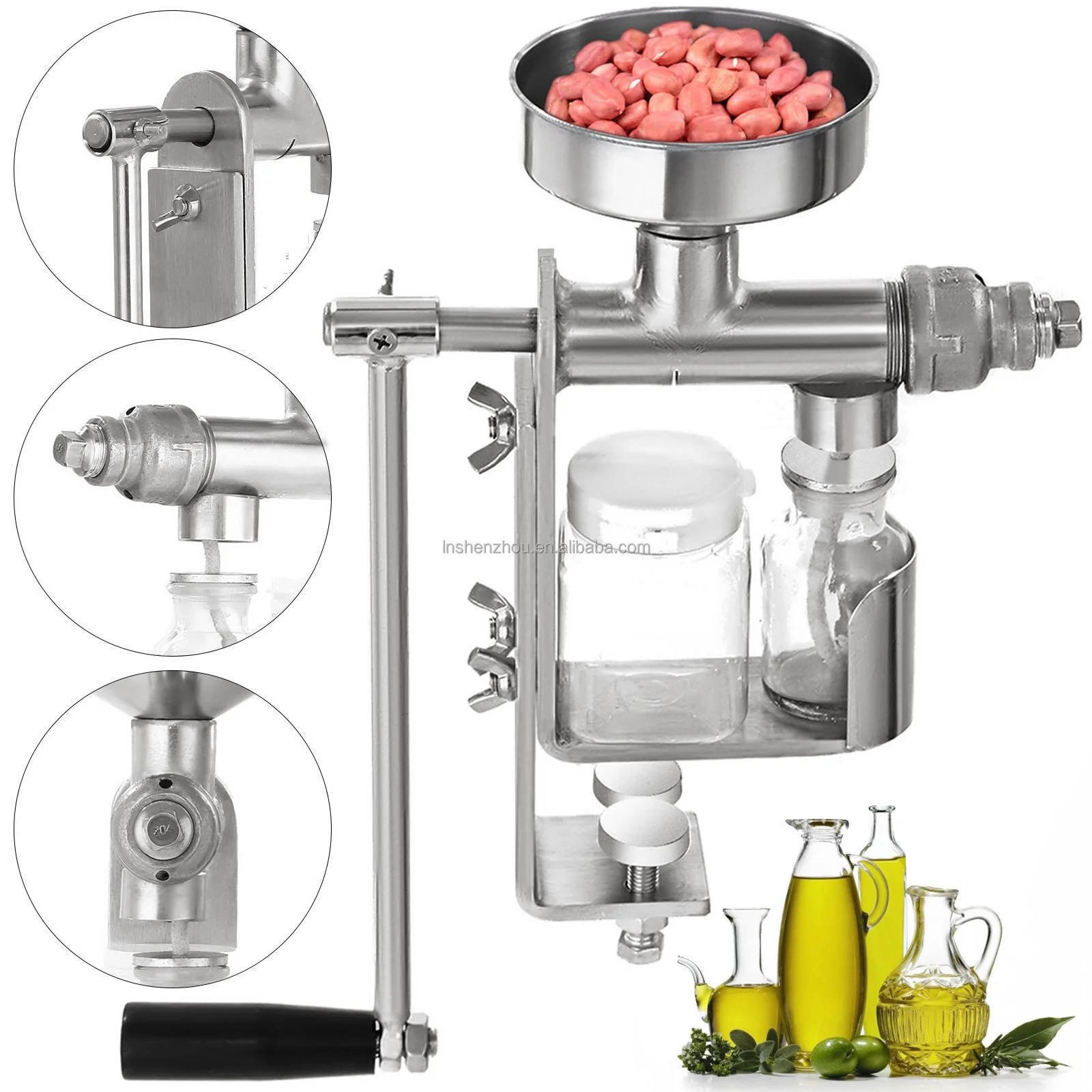 Shenzhou - Home use manual small olive/coconut/peanut oil press Oil Press Machine 1