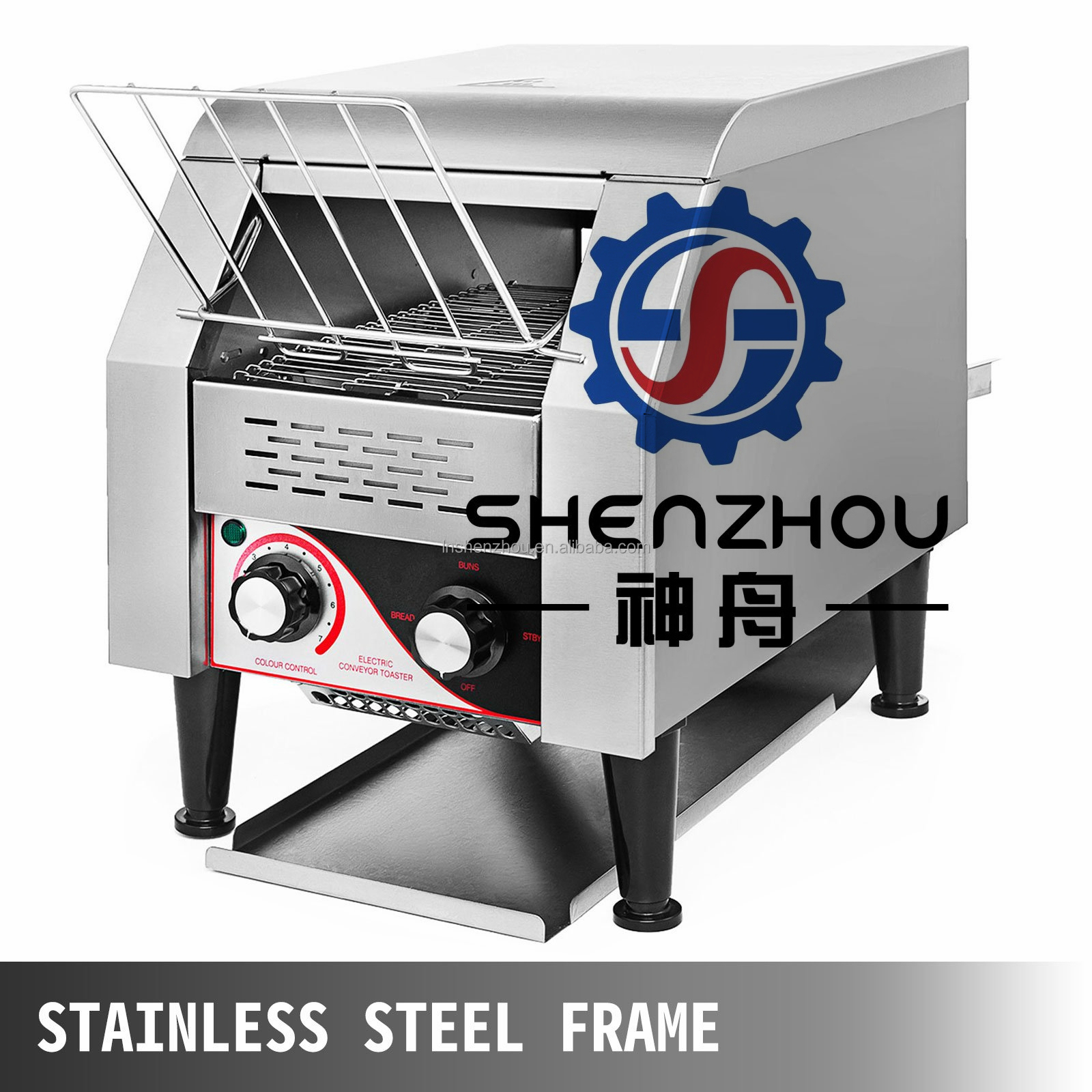 Shenzhou - Commercial Conveyor Toaster 150pcs/h Electric Conveyor Toaster Stainless Steel Food Machine 8